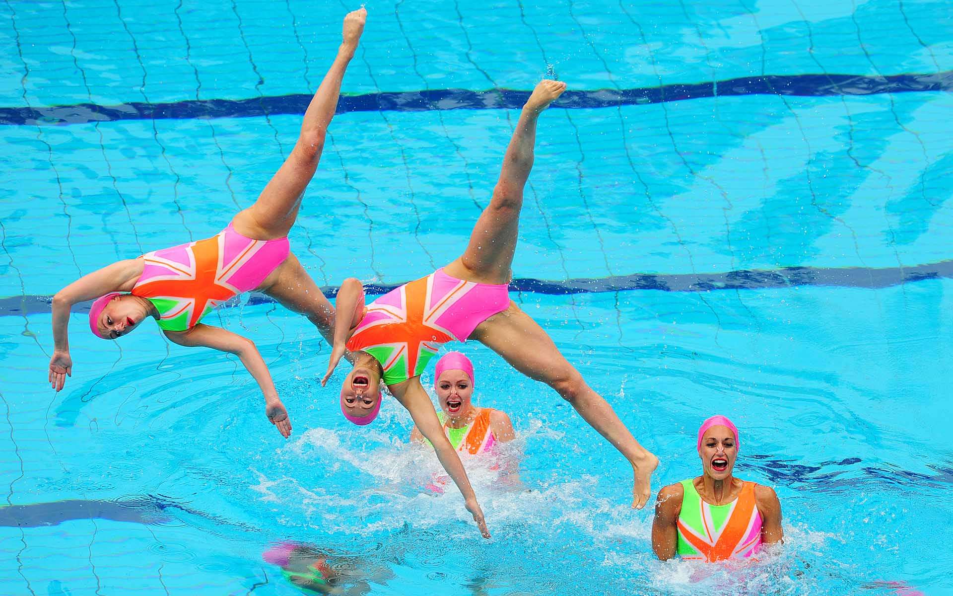 GB Synchro - Budapest European Swimming Championships 