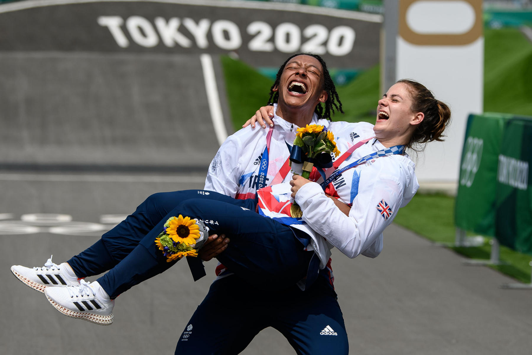 Kye Whyte and Bethany Schreiver - BMX Racing 